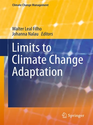 cover image of Limits to Climate Change Adaptation